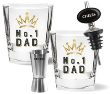 Picture of Dad 4pc set spirit glass/jigge