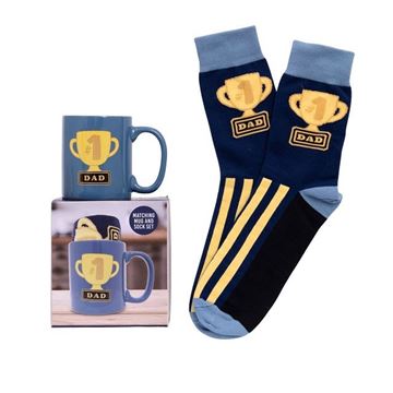 Picture of #1 dad mug & sock set