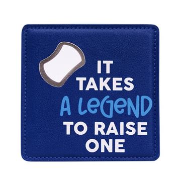 Picture of Legend bottle opener coaster