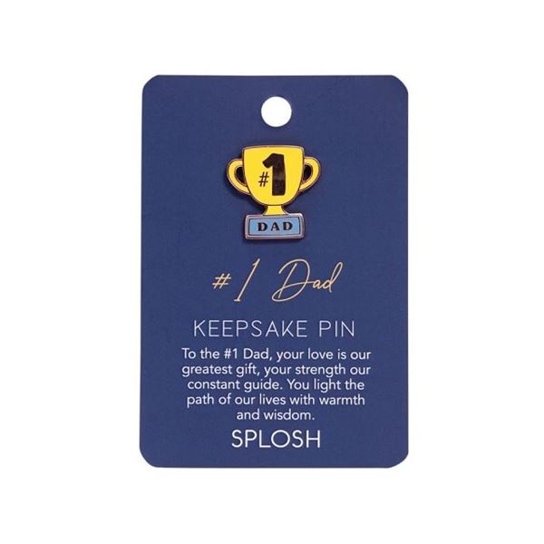 Picture of #1 dad keepsake pin