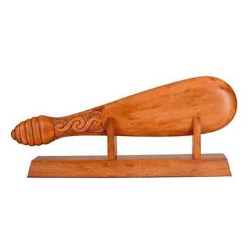Picture of Wooden patu with stand