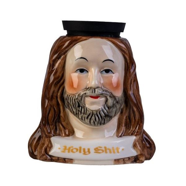 Picture of Jesus holy shit stash jar