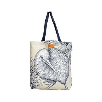 Picture of Canvas bag kiwi stripe