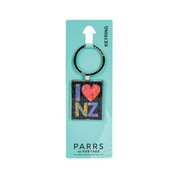 Picture of Keyring florals i luv nz