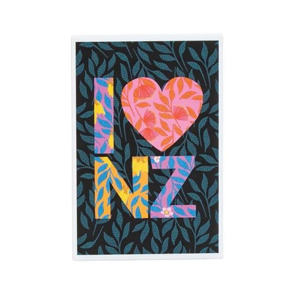 Picture of Magnet florals I luv nz