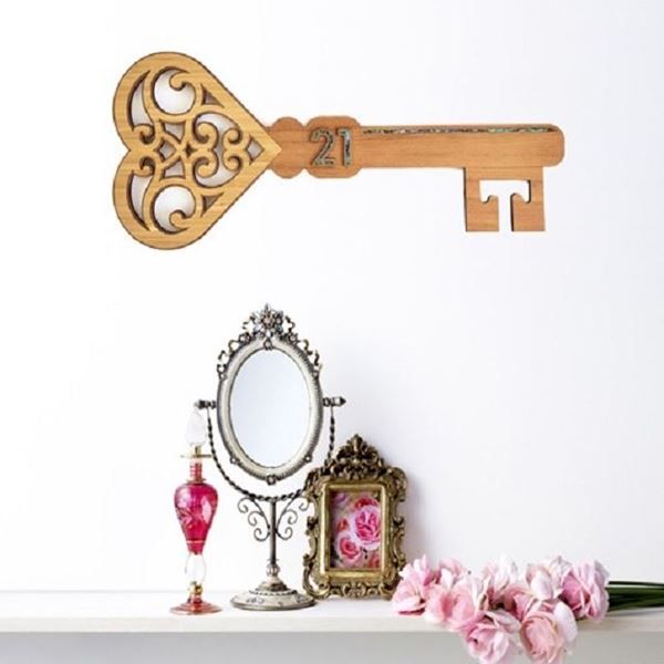 Picture of 21st key koru heart
