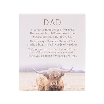 Picture of Rustic meadow dad verse