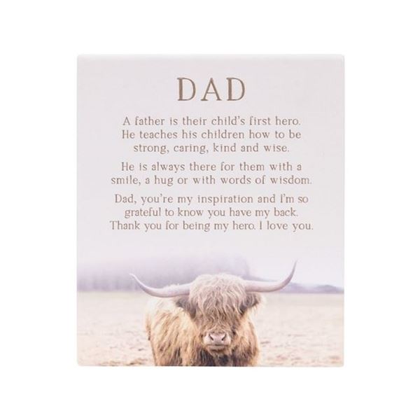Picture of Rustic meadow dad verse