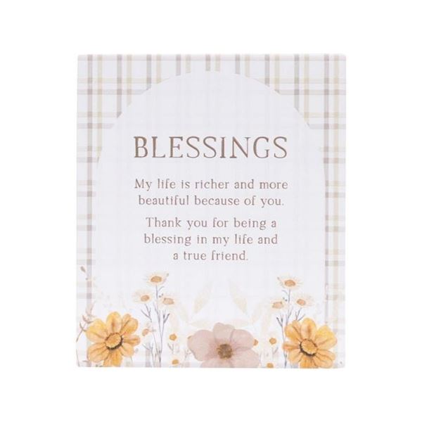 Picture of Rustic meadow blessings verse
