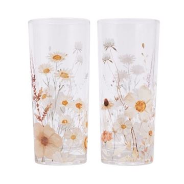 Picture of Rustic meadow set 2 glasses