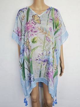 Picture of Kaftan with floral/butterfly