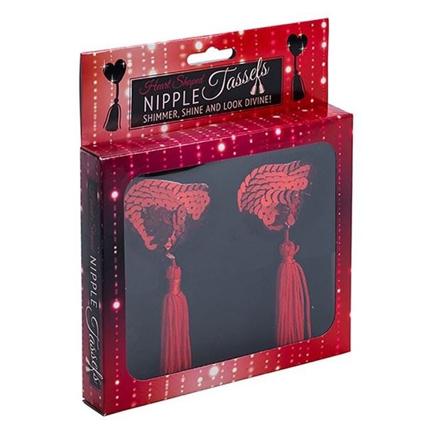 Picture of Nipple tassels red