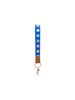 Picture of Blue floral wristlet keychain