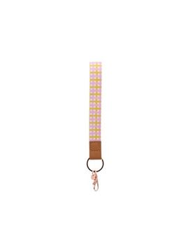 Picture of Plaid wristlet keychain
