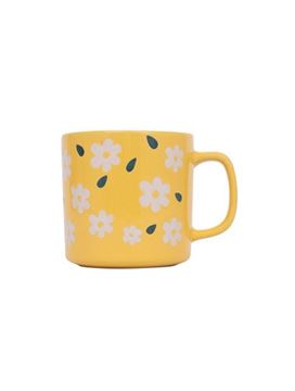 Picture of Flowers yellow mug
