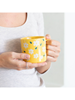 Picture of Flowers yellow mug