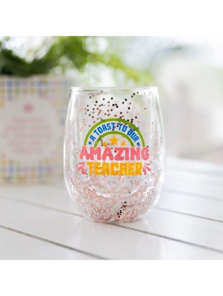 Picture of Amazing glitter wine glass