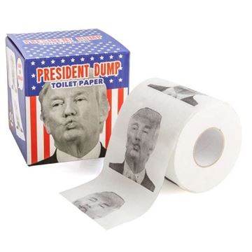 Picture of Trump loo paper