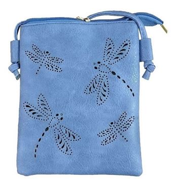 Picture of Denim dragonfly bag
