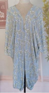 Picture of Long shrug cape blue wisteria