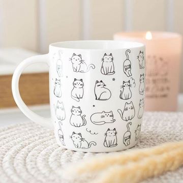 Picture of Happy cat ceramic mug