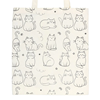 Picture of White cat tote bag