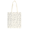 Picture of White cat tote bag