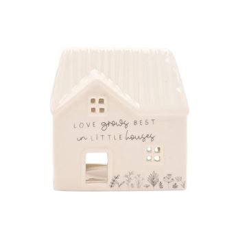 Show details for Little houses tealight holder Picture of Little houses tealight holder