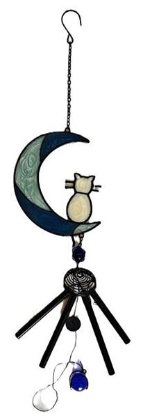 Picture of Windchime cat on moon