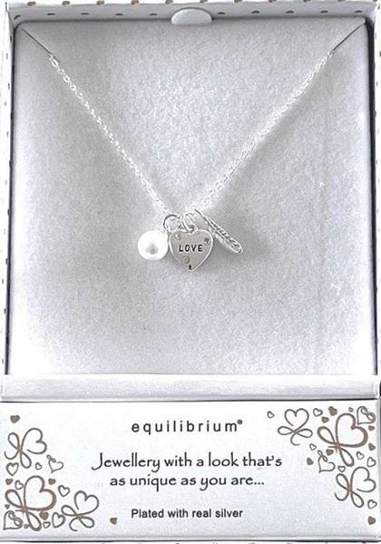 Picture of EQ love/feather necklace