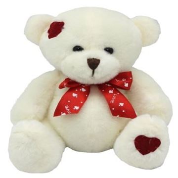 Picture of Heart patch bear 19cm