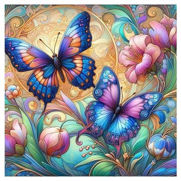 Picture of Ceramic trivet butterfly