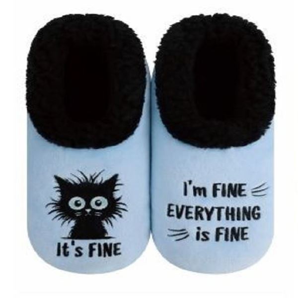 Picture of Large womens blue cat fine