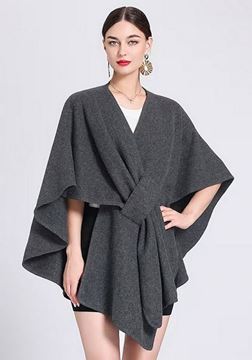 Picture of Cape pull through dark grey