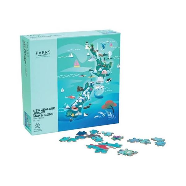 Picture of Jigsaw map & icons