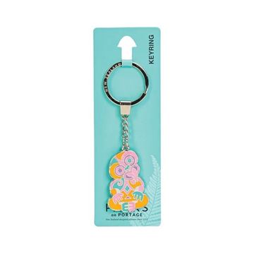 Picture of Keyring coloured tiki