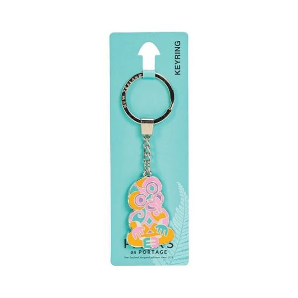 Picture of Keyring coloured tiki