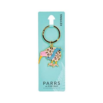 Picture of Keyring leopard print kiwi