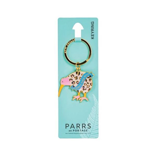 Picture of Keyring leopard print kiwi