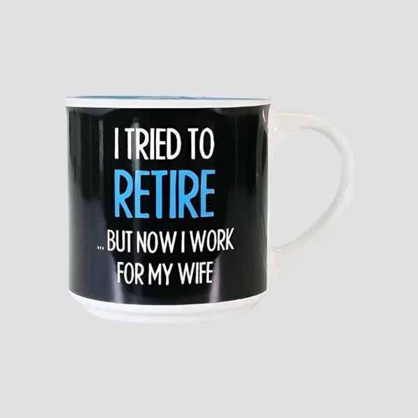 Picture of Mug tried to retire