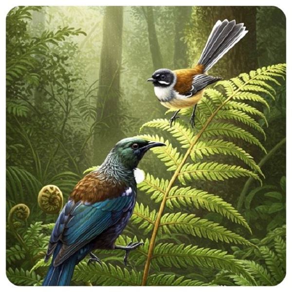 Picture of Coaster tui & fantail