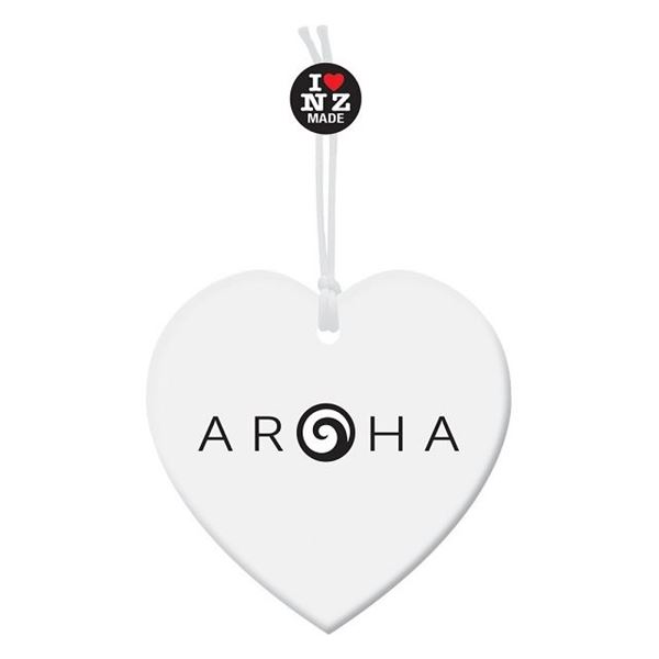 Picture of White heart aroha