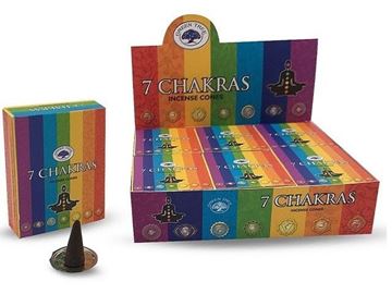 Picture of 7 chakras cones
