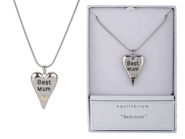 Picture of Eq mum two toned necklace