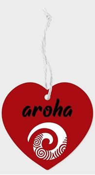 Picture of Glass heart aroha