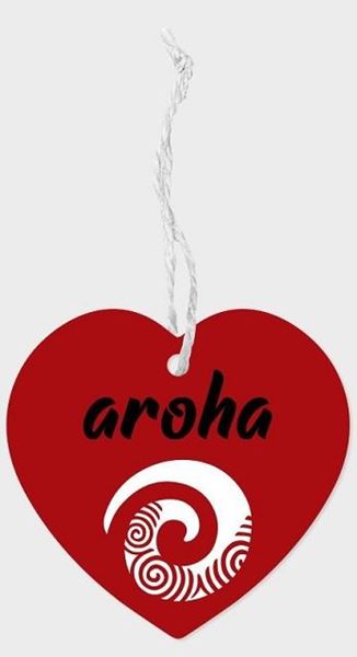 Picture of Glass heart aroha