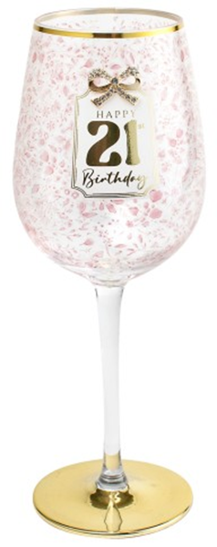 Picture of 21st pretty bow glass