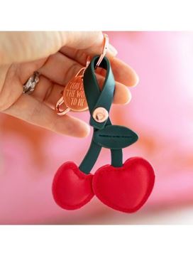 Picture of Cherries bag charm/keychain