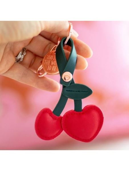 Picture of Cherries bag charm/keychain