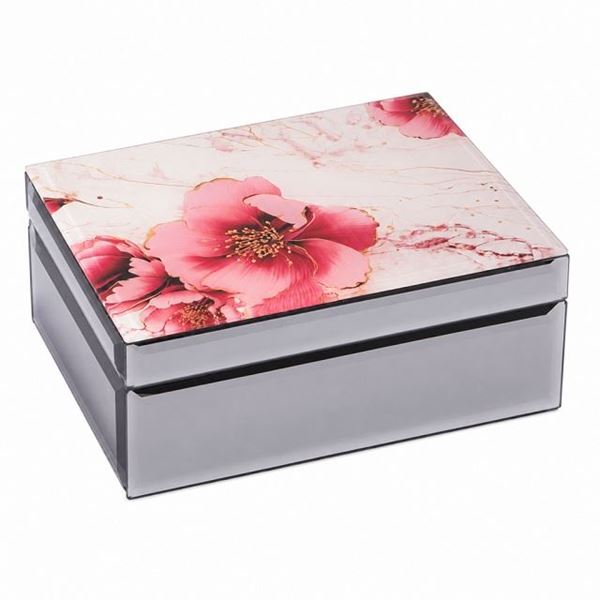 Picture of Peony flowers jewellery box